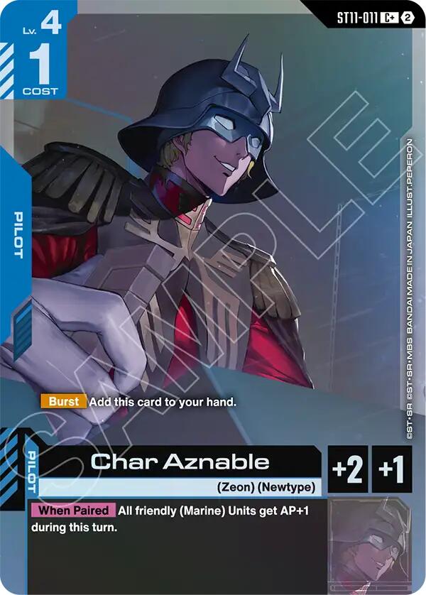 Char Aznable (ST11-011) (C+) (Alternative Art)