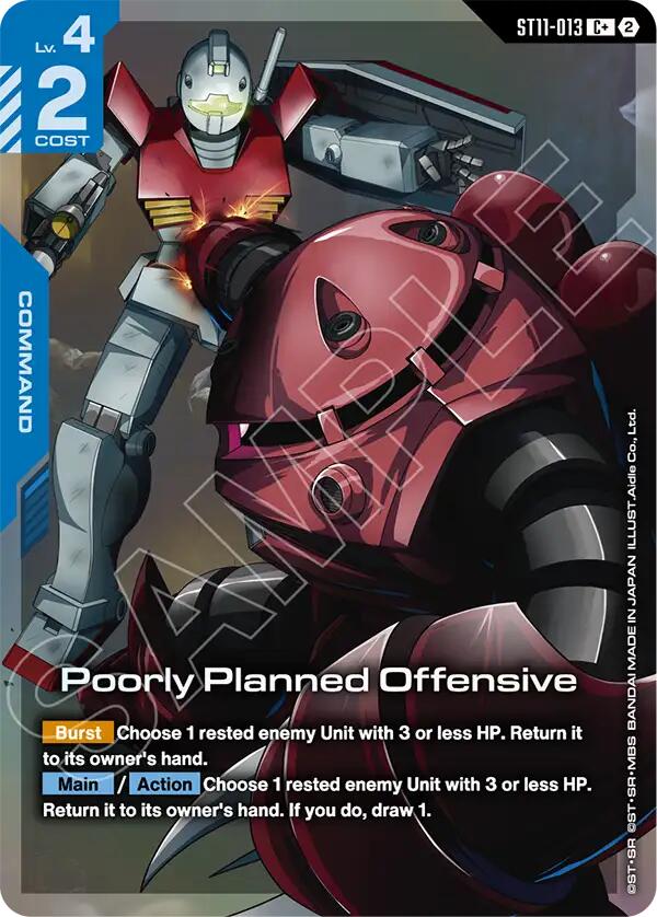 Poorly Planned Offensive (ST11-013) (C+) (Alternative Art)