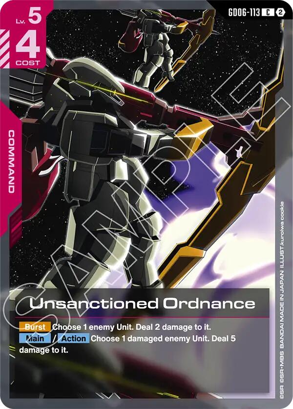 Unsanctioned Ordnance (GD06-113)