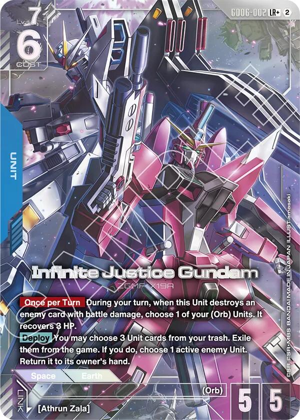 Infinite Justice Gundam (GD06-002) (LR+) (Alternative Art)