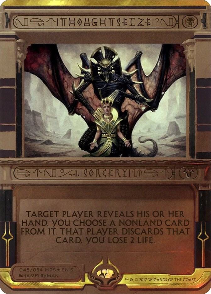 Thoughtseize 45/54 (Masterpiece Series: Amonkhet Invocations)  - Foil