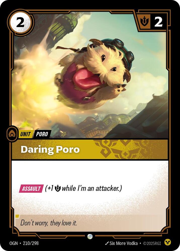 Daring Poro 210/298 (Origins)  - Foil