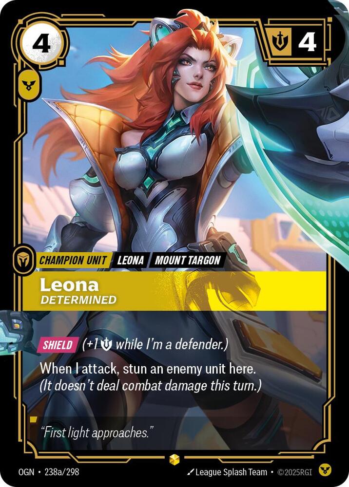 Leona - Determined 238a/298 (Origins)  - Foil