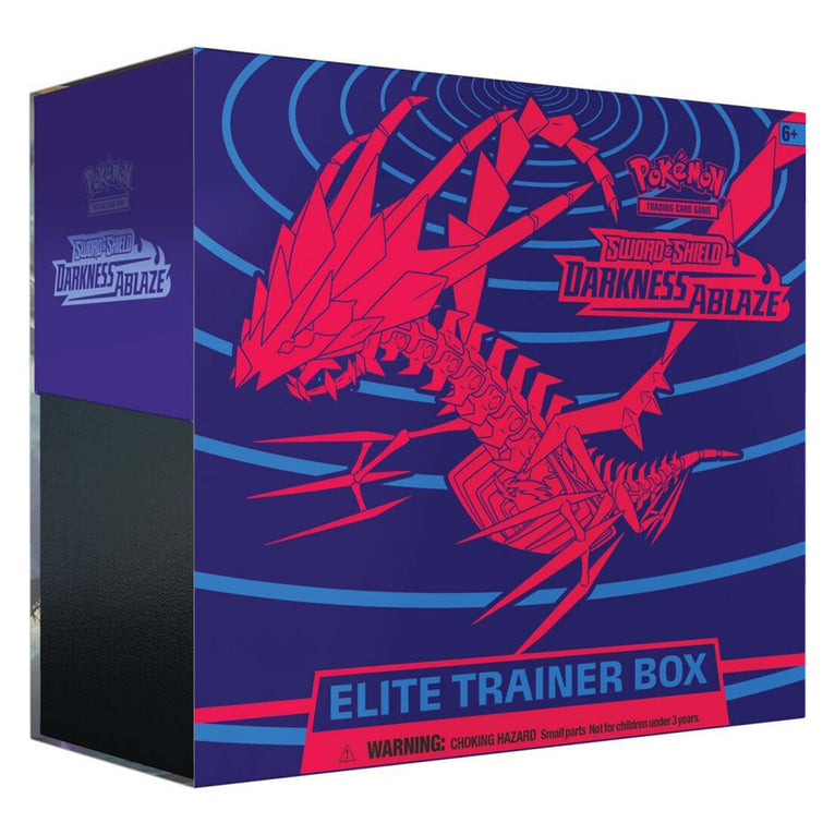 Pokemon Sword And Shield Darkness Ablaze Elite Trainer Box
