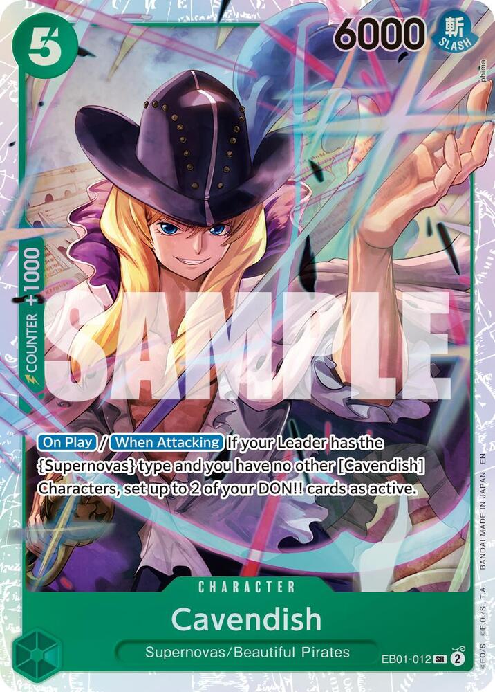 Cavendish (Reprint) EB01-012 (Premium Booster -The Best- Vol. 2)  - Foil