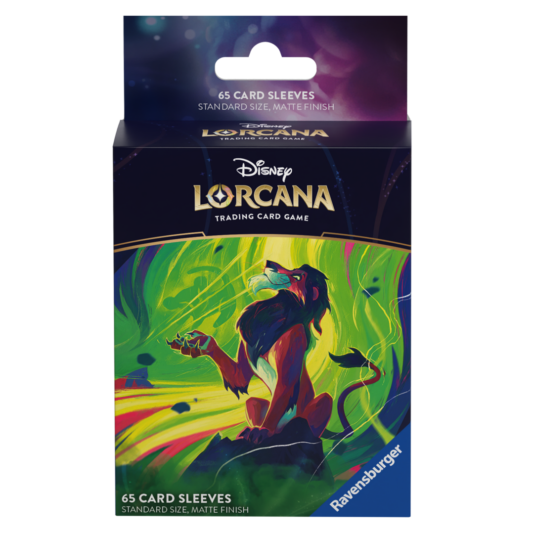 Disney Lorcana - Series 6 - Azurite Sea Sleeves: Scar - Vengeful Lion