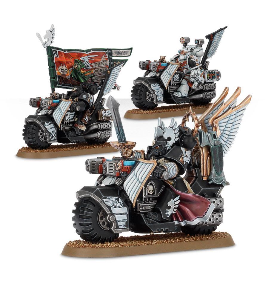 44-11 Dark Angels: Ravenwing Command Squad 2021