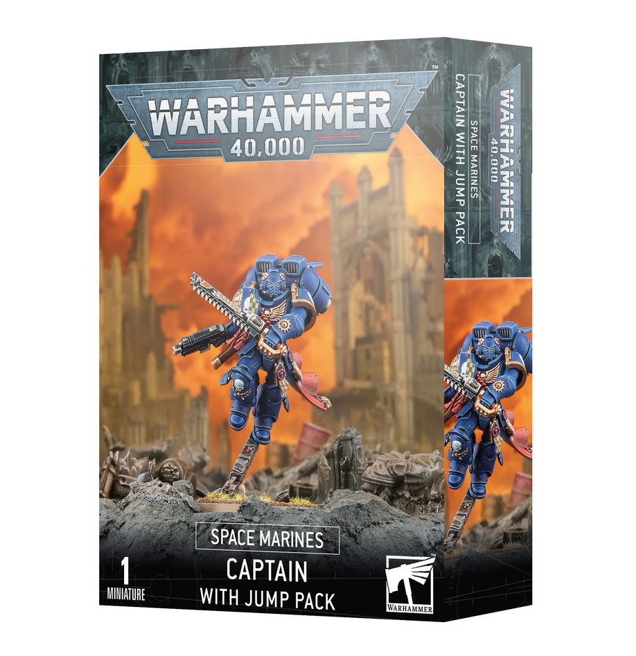 48-17 Space Marines: Captain With Jump Pack