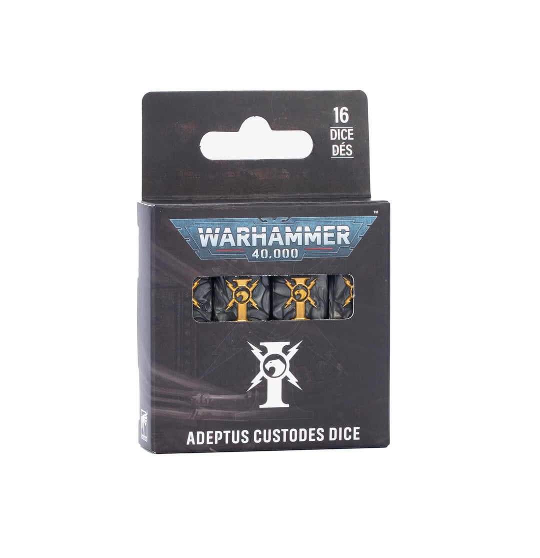 01-16 Warhammer 40000: Adeptus Custodes Dice [Pre-order]