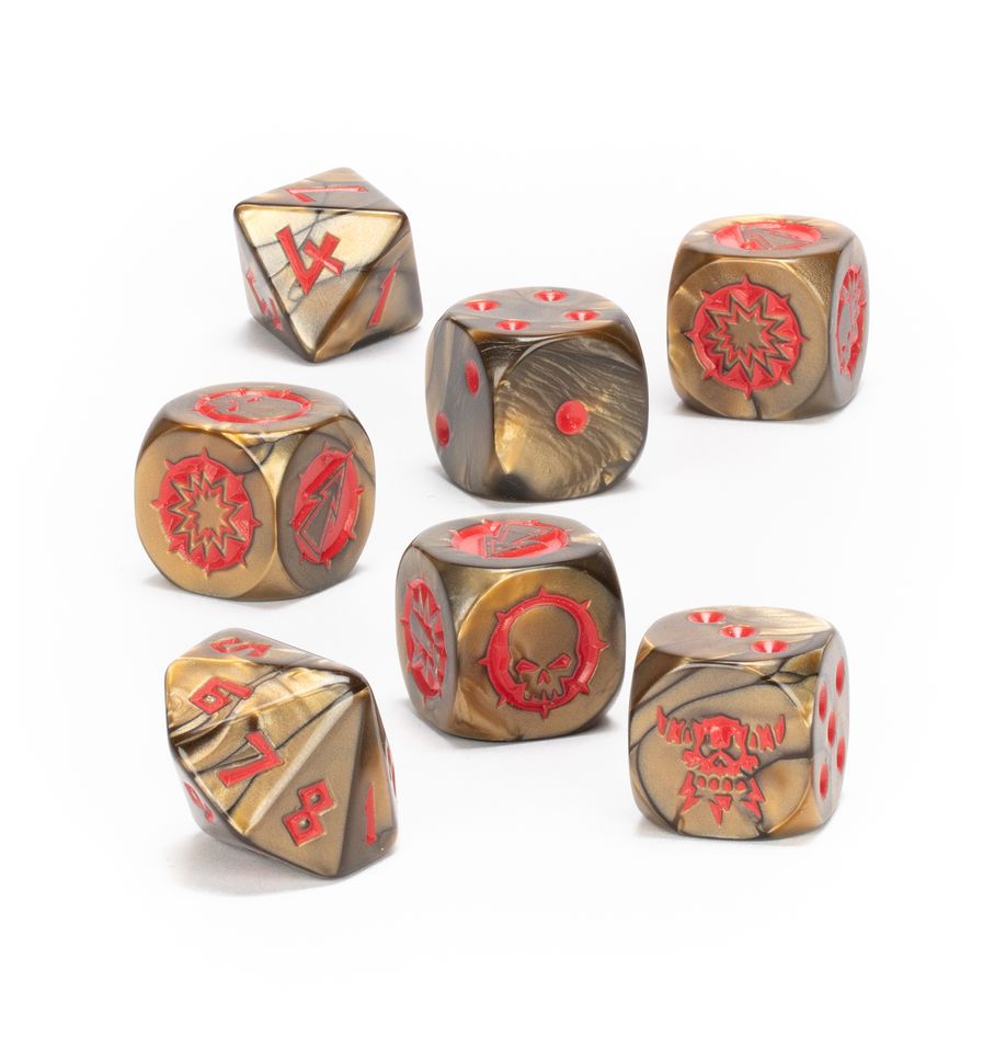 202-50 Blood Bowl: Chaos Dwarf Team Dice