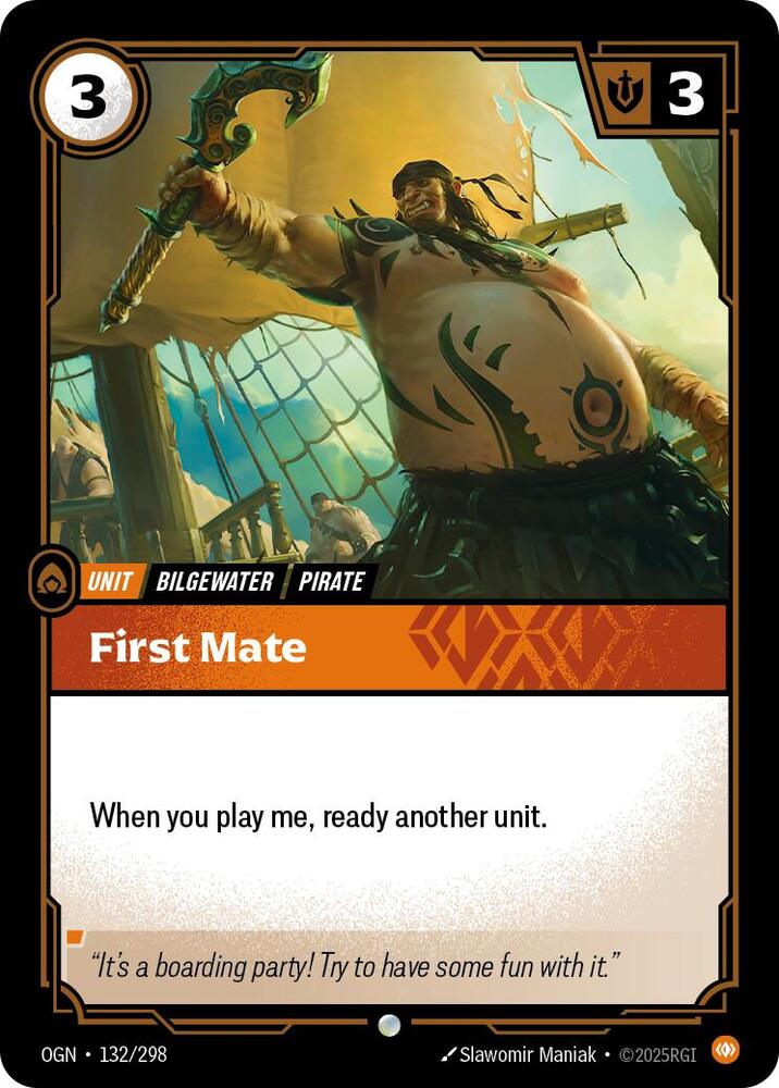 First Mate 132/298 (Origins)  - Foil