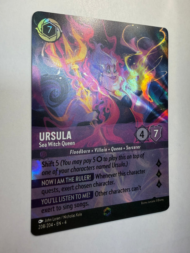 Ursula - Sea Witch Queen - 208/204 (Enchanted) - Ursula's Return (4)