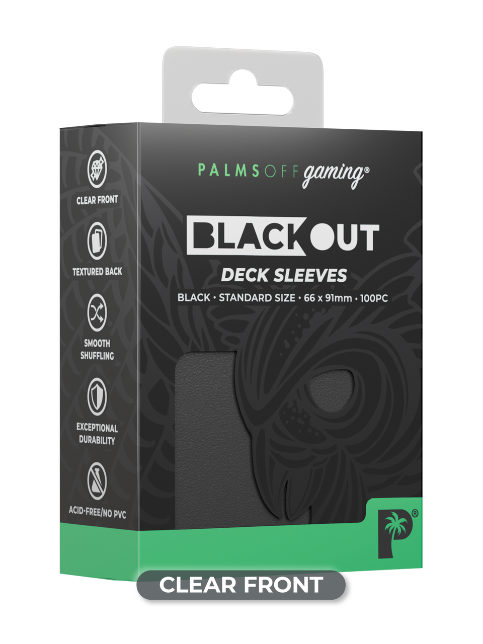 Blackout Deck Sleeves - Standard Size - Black