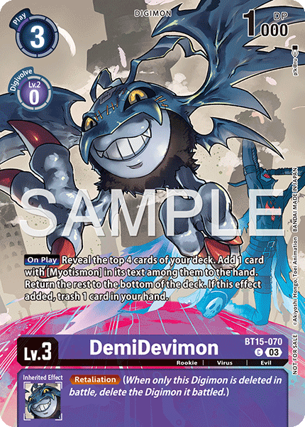 DemiDevimon (BT15-070) (EX10 Legend Pack 2025)