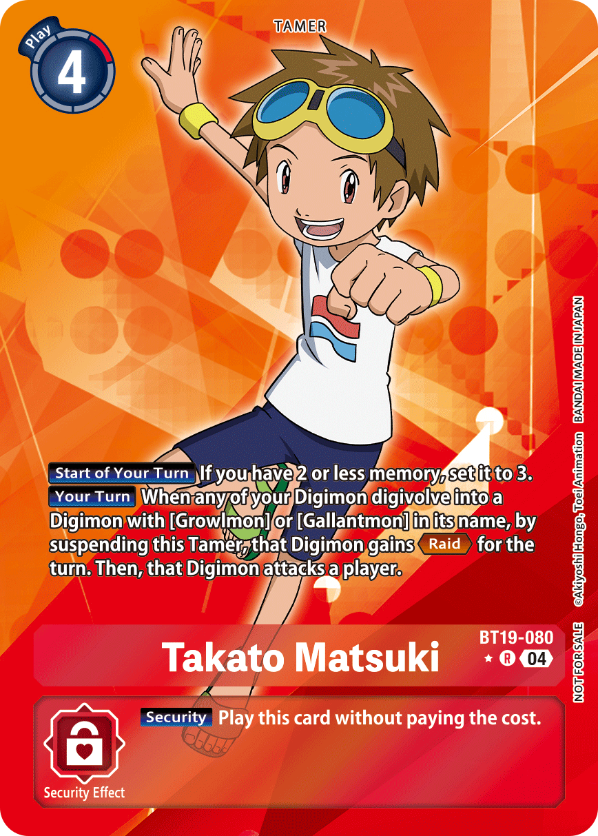 Takato Matsuki (BT19-080) (Box Promotion Pack)