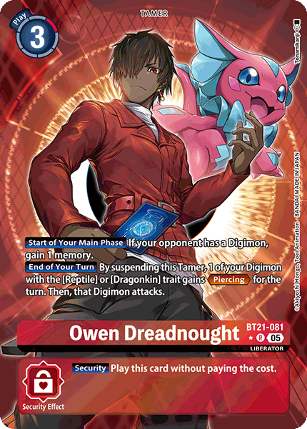 Owen Dreadnought (BT21-081) (Alternate Art)