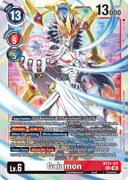 Gaiamon (BT21-101) (Secret Rare)
