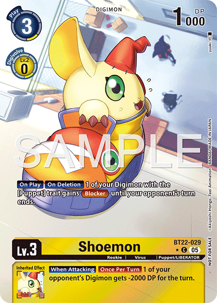 Shoemon (BT22-029) (Box Topper)