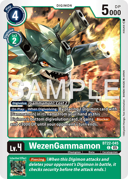 WezenGammamon (BT22-045)