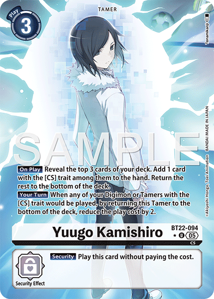 Yuugo Kamishiro (BT22-094) (Alternate Art)