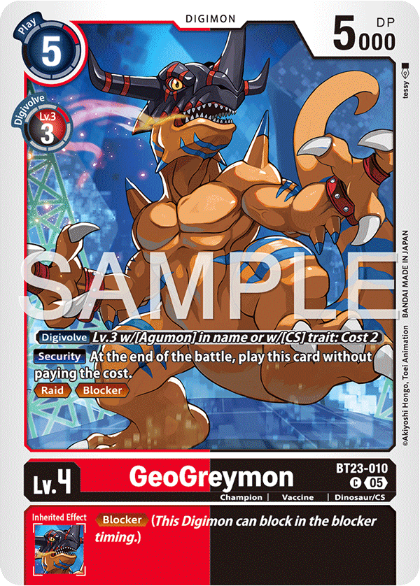 GeoGreymon (BT23-010)