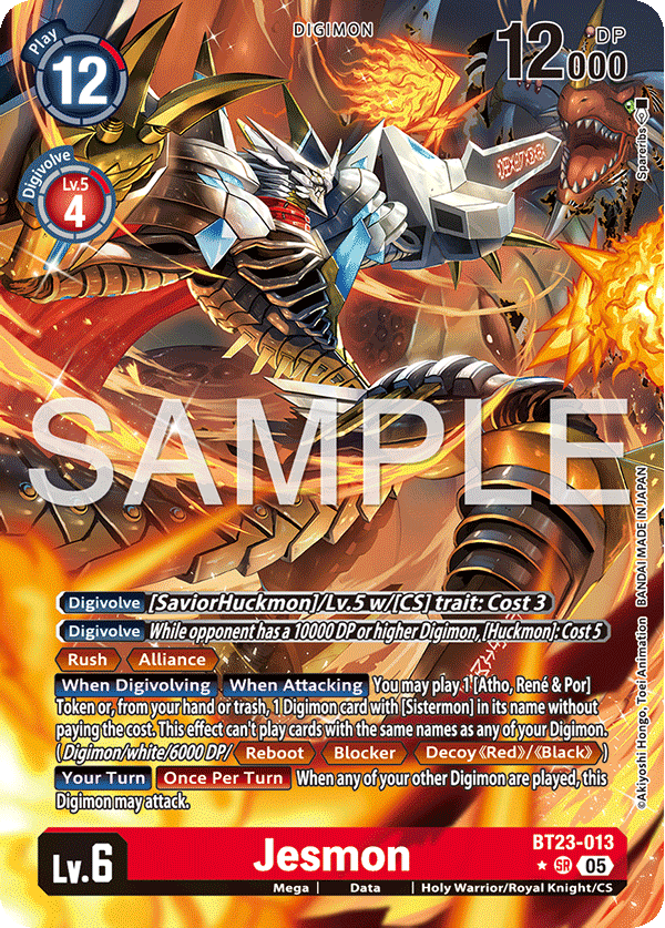Jesmon (BT23-013) (Alternate Art)