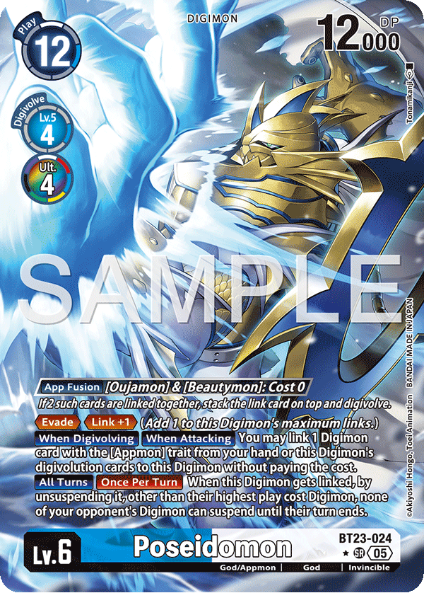 Poseidomon (BT23-024) (Alternate Art)
