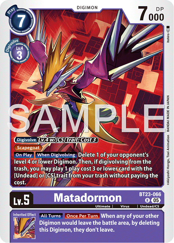 Matadormon (BT23-066)