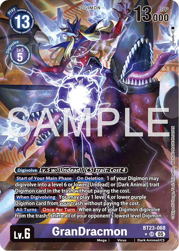 GranDracmon (BT23-068) (Alternate Art)