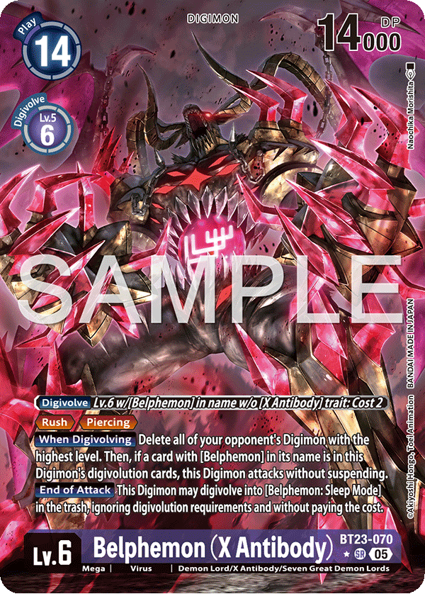 Belphemon (X Antibody) (BT23-070) (Alternate Art)