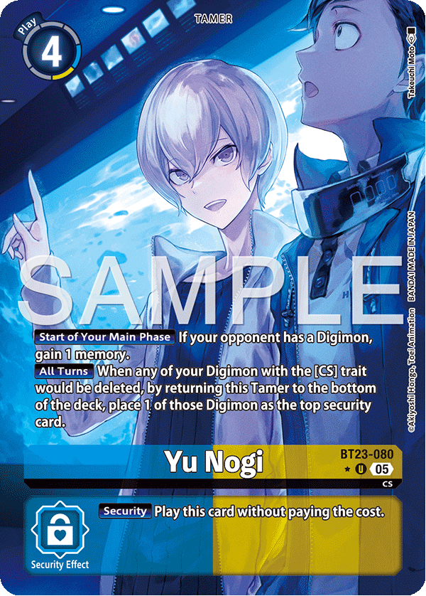 Yu Nogi (BT23-080) (Alternate Art)