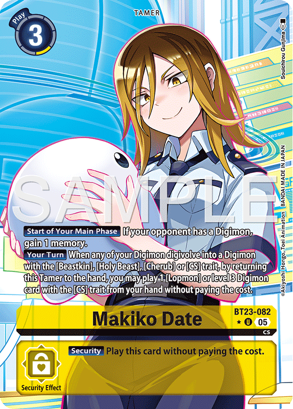 Makiko Date (BT23-082) (Alternate Art)