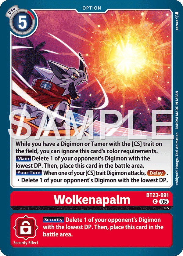 Wolkenapalm (BT23-091)
