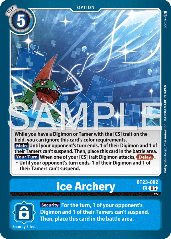 Ice Archery (BT23-092)