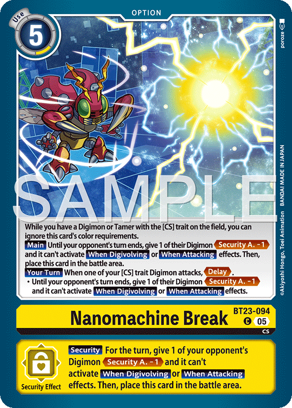 Nanomachine Break (BT23-094)