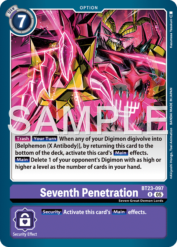 Seventh Penetration (BT23-097)