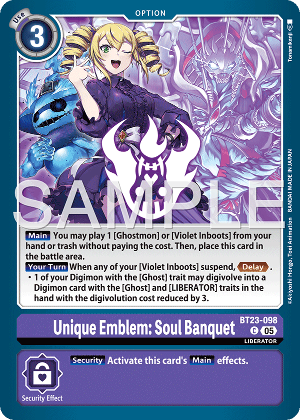 Unique Emblem: Soul Banquet (BT23-098)