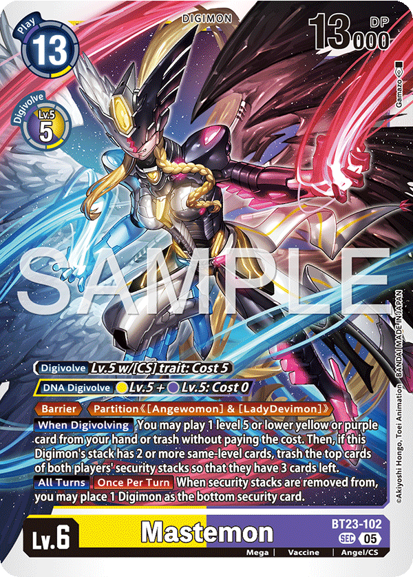 Mastemon (BT23-102) (Secret Rare)