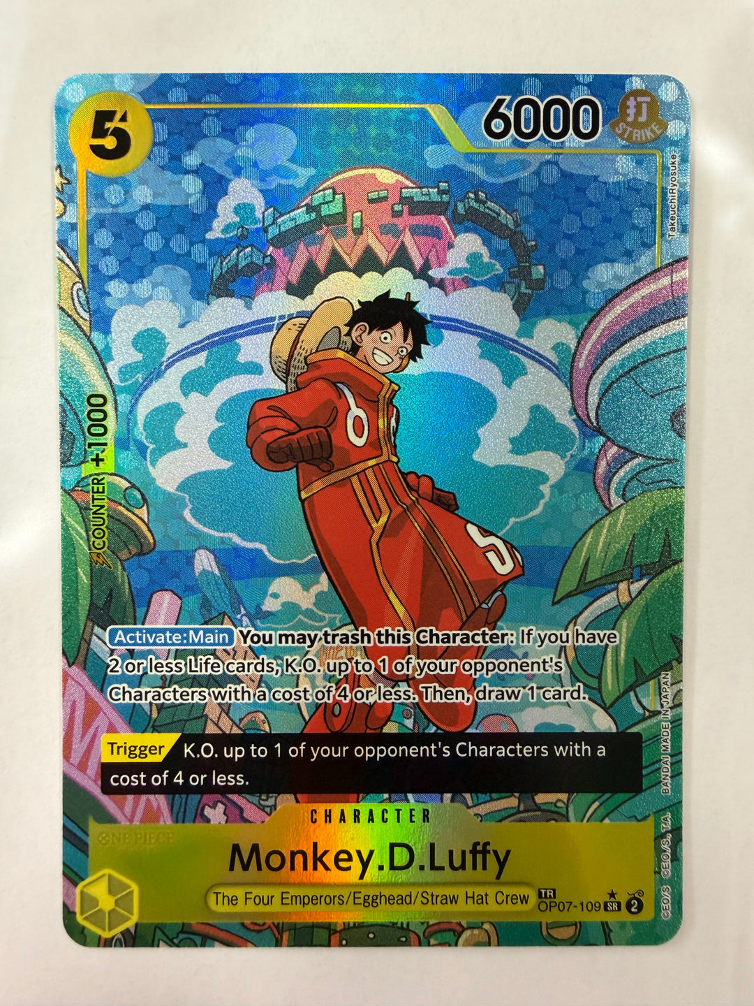 Monkey.D.Luffy - OP07-109 Treasure Rare (OP08)