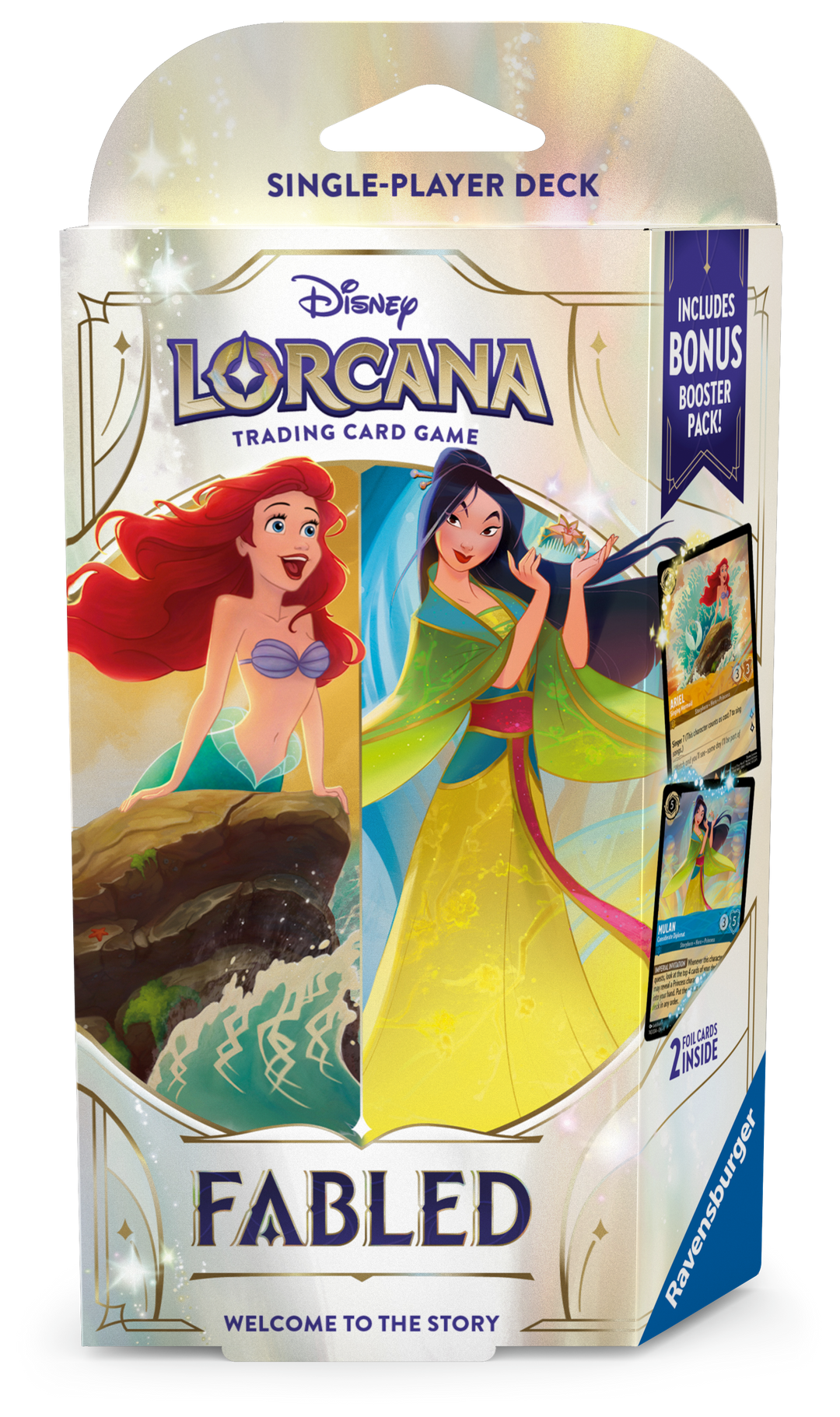 DLC S9 Fabled Single-Player Deck: Ariel & Mulan [Pre-order]