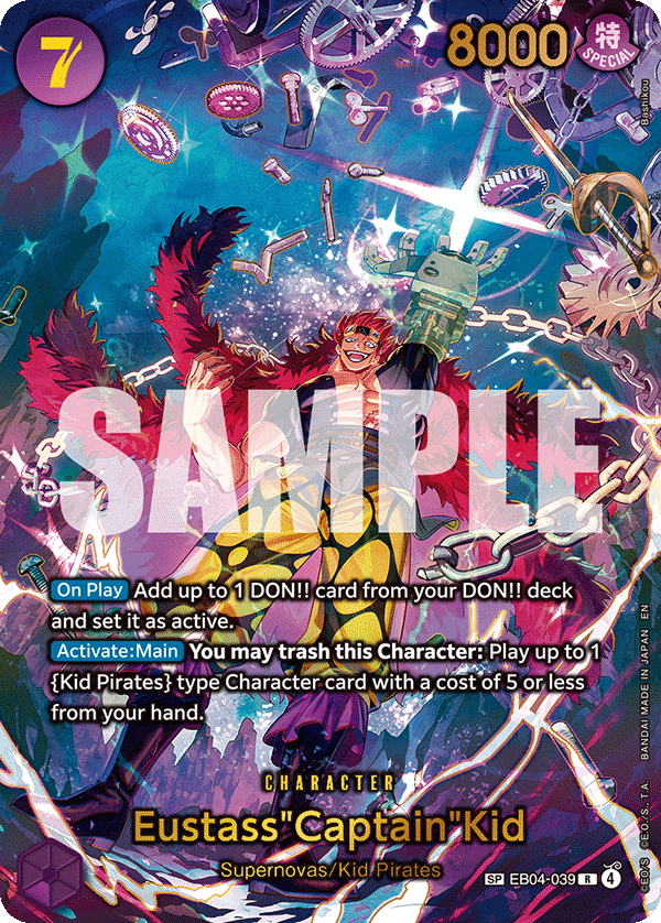 Eustass "Captain" Kid - EB04-039 SP (OP14-EB04)