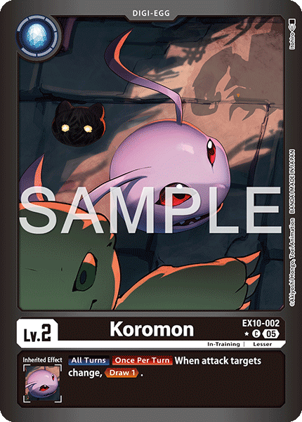 Koromon (EX10-002) (Limited Foil)