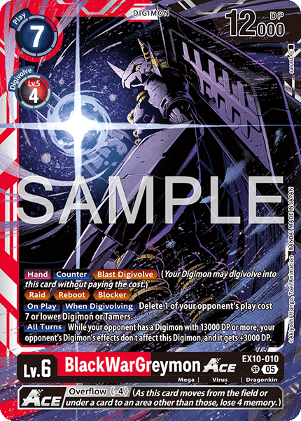 BlackWarGreymon ACE (EX10-010)