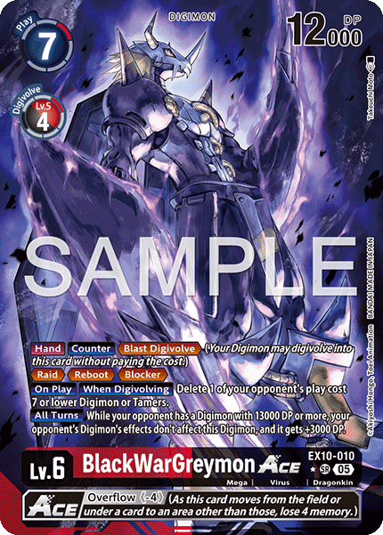 BlackWarGreymon ACE (EX10-010) (Alternate Art)