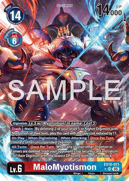MaloMyotismon (EX10-011) (Alternate Art)
