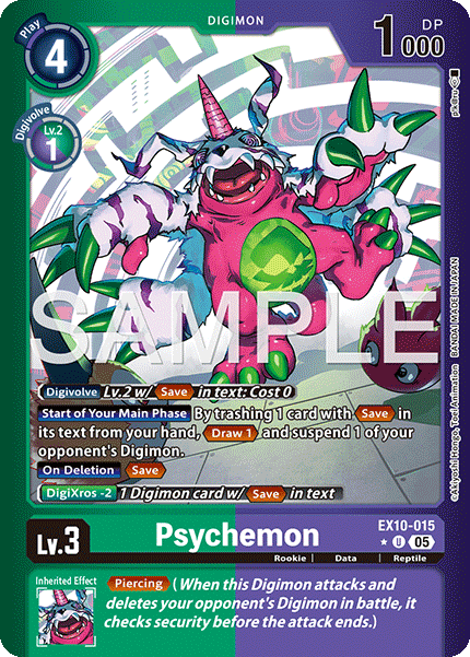 Psychemon (EX10-015) (Limited Foil)