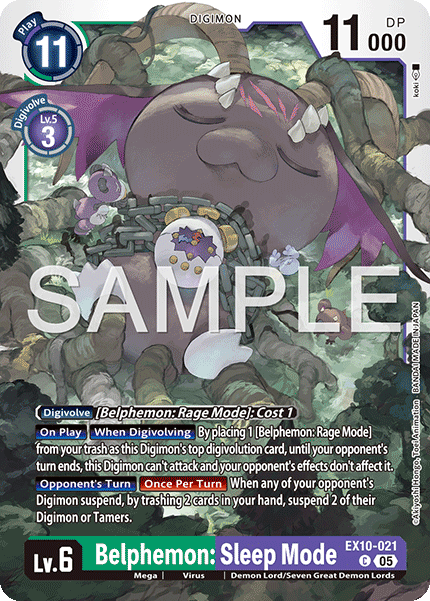 Belphemon: Sleep Mode (EX10-021)