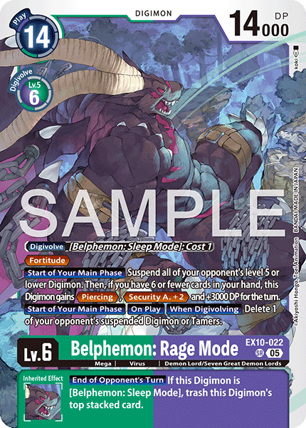 Belphemon: Rage Mode (EX10-022)