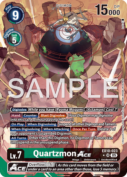Quartzmon ACE (EX10-023) (Alternate Art)