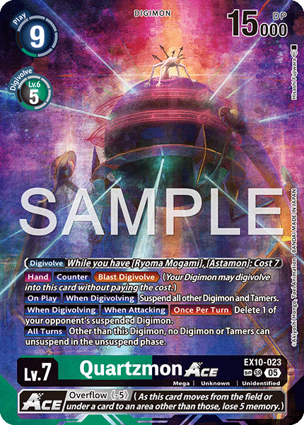 Quartzmon ACE (EX10-023) (SP Alternate Art)